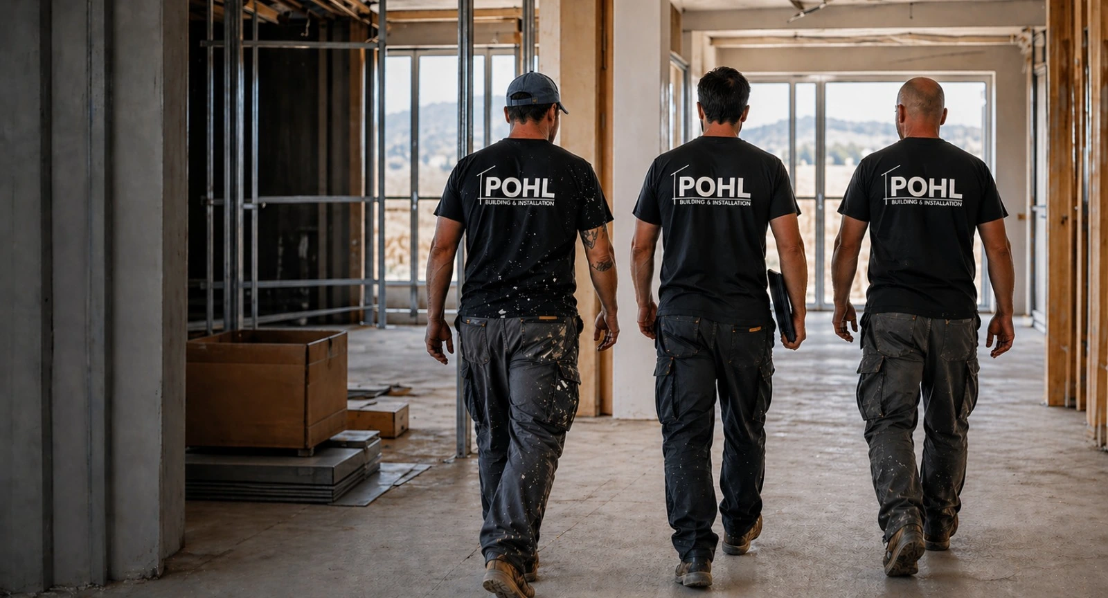 POHL Service Group Teamarbeit auf der Baustelle